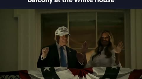 President & First Lady Trump Do the Trump Dance on the Truman Balcony at the White House