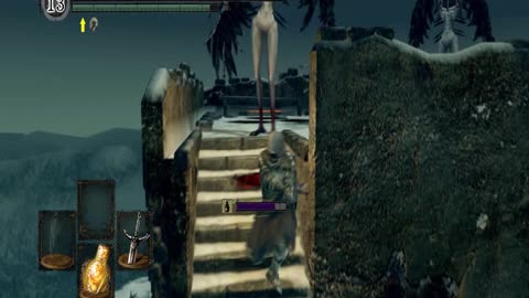 Dark Souls Remastered Walkthrough Part 14 - The Great Hollow, Bridge Wyvern and Gwyndolin