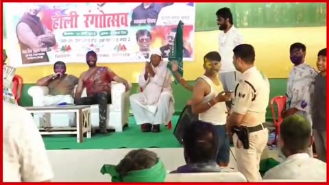 Tej Pratap Yadav's Holi Celebrations Spark Controversy; Security Constable Removed