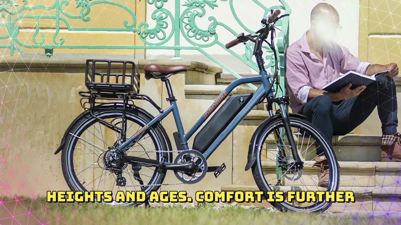 JOBOBIKE Commuter Adult Electric Bike 250W 36V 18.2Ah 26 inches Ebike