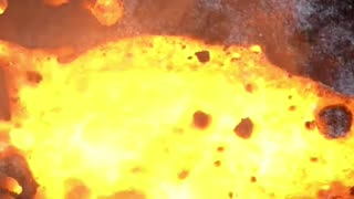 Thermite Reaction: Molten Iron Erupts #Chemistry #Science