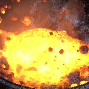 Thermite Reaction: Molten Iron Erupts #Chemistry #Science