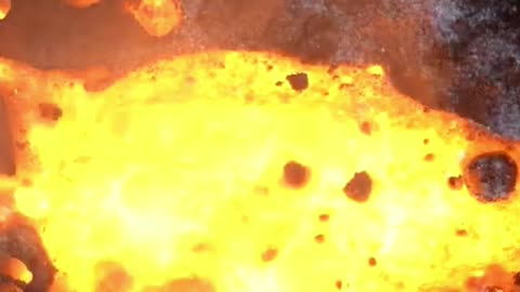 Thermite Reaction: Molten Iron Erupts #Chemistry #Science