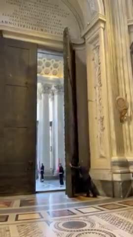 Ask Yourself WHY Does This Gigantic Door & Doorway Exist?