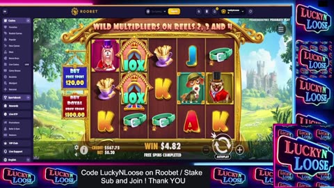 🔥 JACKPOT OR BUST?! 🔥 Watch "LuckyNLoose" Take on Roobet's BIGGEST Wins & LOSSES LIVE!