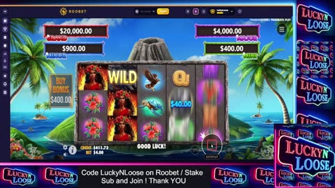 🔥 JACKPOT OR BUST?! 🔥 Watch "LuckyNLoose" Take on Roobet's BIGGEST Wins & LOSSES LIVE!