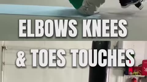 BEST ABS ELBOWS KNEES & TOES TOUCHES FEEL THE BURN! 🔥