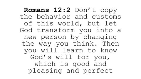 Renew Your Mind