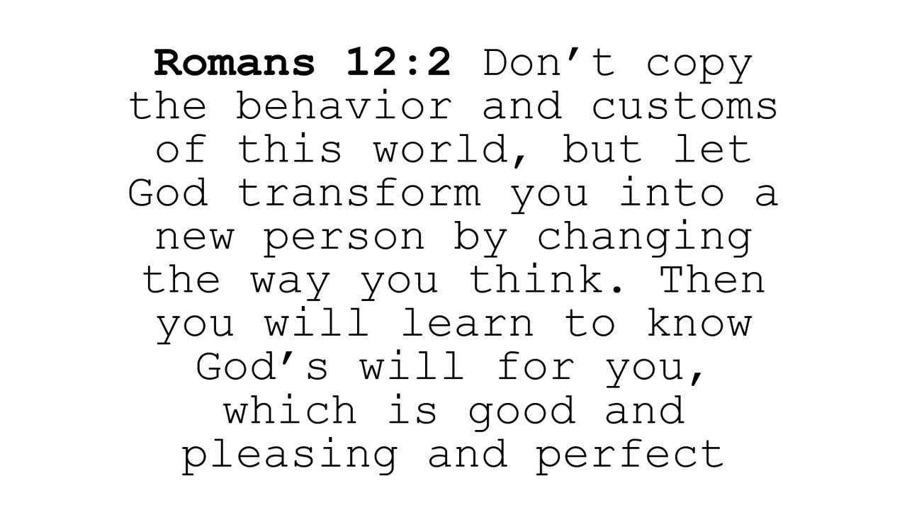 Renew Your Mind