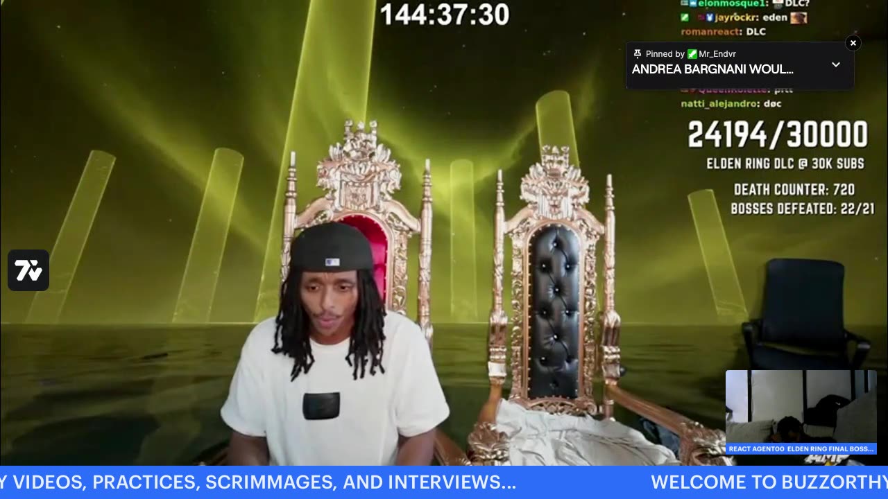 REACT AGENT00 ELDEN RING FINAL BOSS FIGHT w/ EMILY + DAY 7