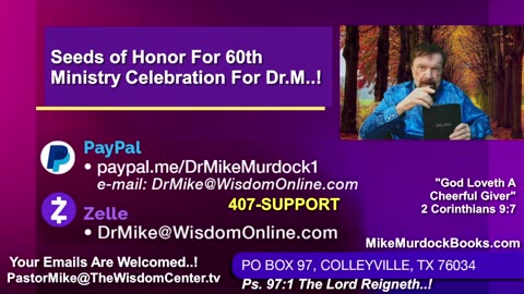 Re-Air: The Bible Family With Mike Murdock...!!!