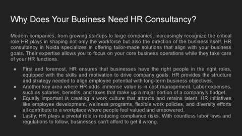 Boost Your Business with Professional HR Consultancy