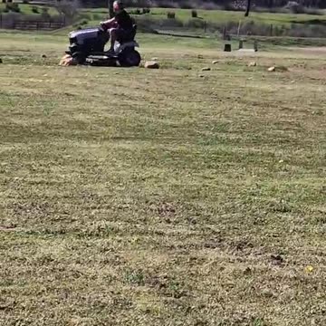 Mowing away at the portal 🌪️