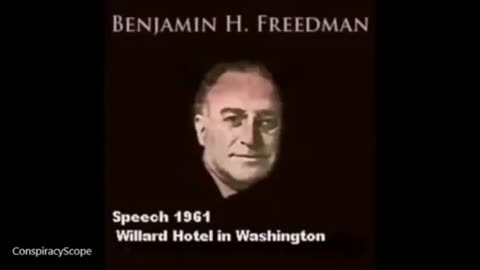 Benjamin H. Freedman Speech (1961)