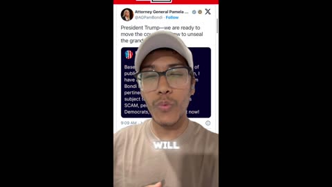 🟢 ALI REACTS: President Trump Orders Pam Bondi To Unseal The Epstein Files