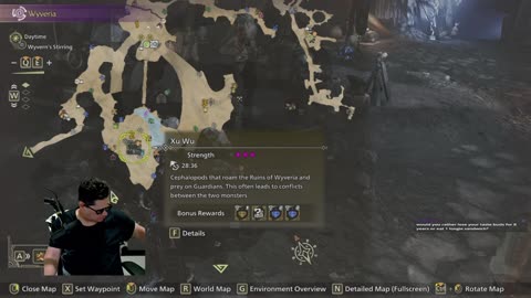 Monster Hunter Wilds night ! going for annunaki dwagons (8(