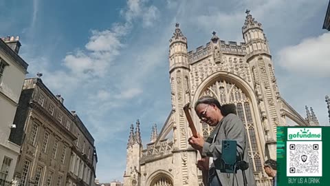 Jazz Nano Street Edition: Busking in Bath, England: 2025 Tour in UK