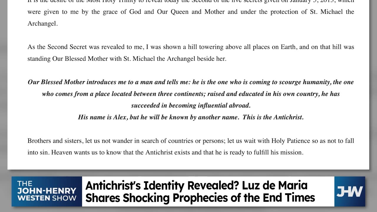 Anti-Christ NAMED?!