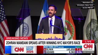 OVERNIGHT: Ugandan-born Zohran Kwame Mamdani, 34 elected mayor of New York City