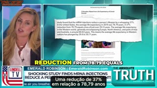 💉⚠️INOCULAÇÕES MRNA REDUZEM A ESPERANÇA MÉDIA DE VIDA EM 30 ANOS💉⚠️