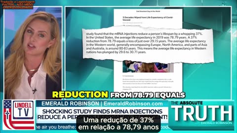 💉⚠️INOCULAÇÕES MRNA REDUZEM A ESPERANÇA MÉDIA DE VIDA EM 30 ANOS💉⚠️