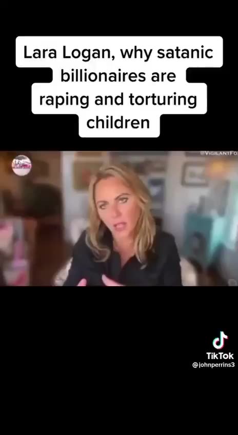 Journalist Lara Logan explains why Satanic elites take so much pleasure in abusing children
