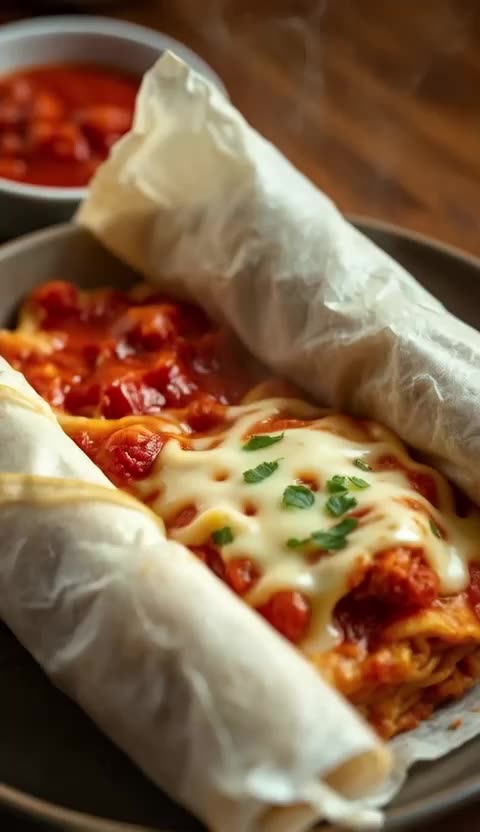 LASAGNA EGG ROLLS! (THE CRISPY FUSION HACK!) 🌯🍝✨