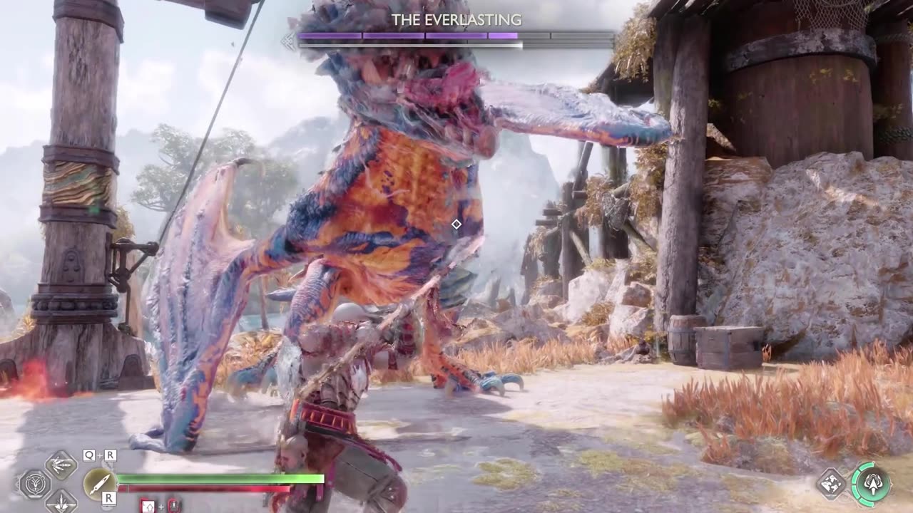God of War Ragnarok - Kratos Vs. Everlasting ( NG+ ).