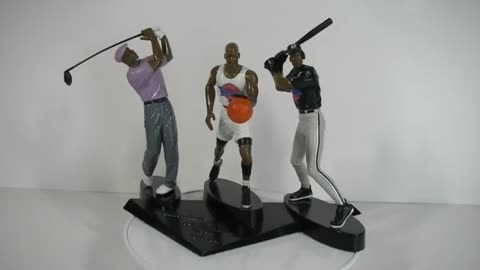 Michael Jordan Space Jam Triple Play Action Figure Set Retro Review