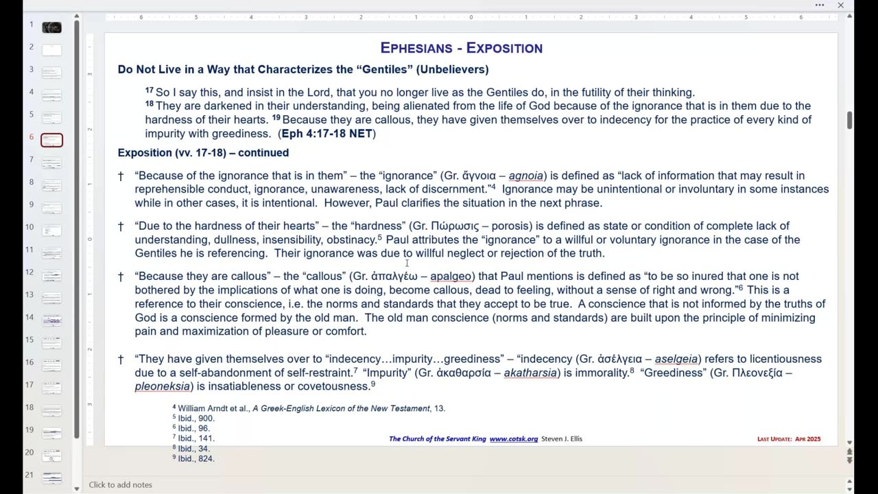 Ephesians 4:17-19