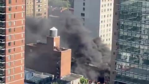 Explosion in New York City's Upper East Side; 100 firefighters and first responders