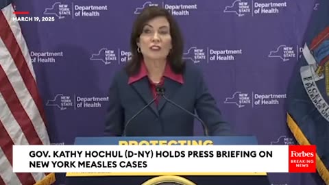 Hochul Says NY Measles Cases 'Cannot Be Classified As An Outbreak', Implores Public To Get Vaccine