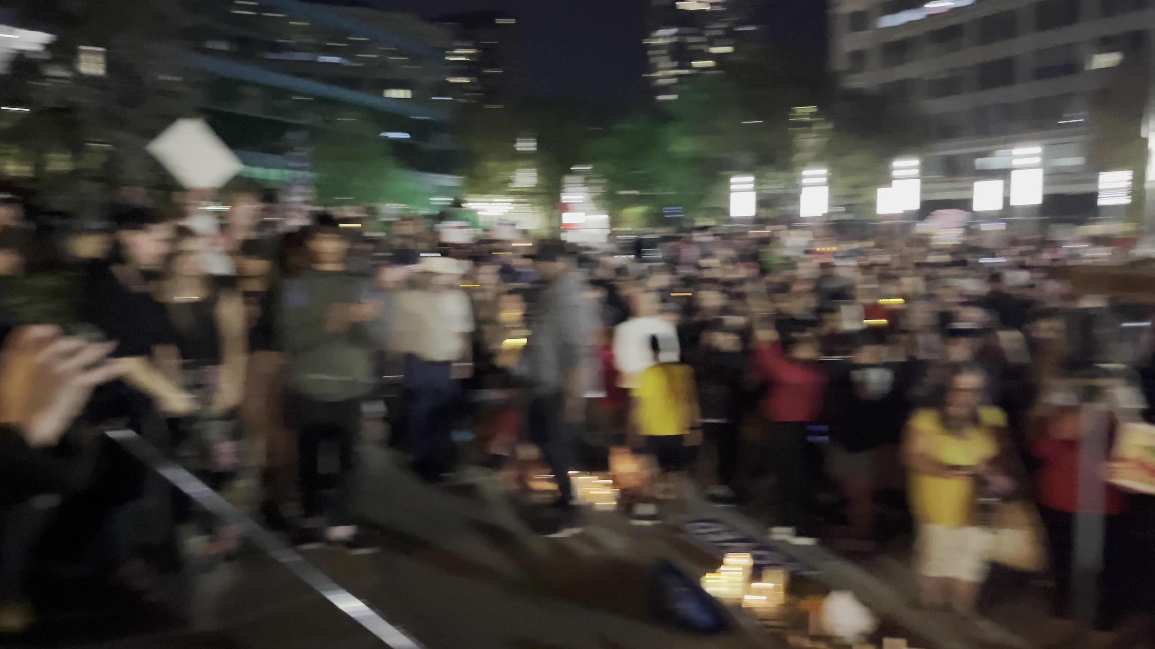 Charlie Kirk Vigil Calgary! Poem of Freedom and singing of the National Anthem!