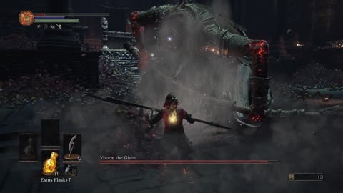 SL1 No Stormruler/No damage Yhorm the Giant (Dark Souls 3)