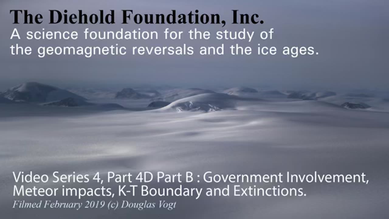Series 4, Part 4B, Causes of the Ice Ages. An Asteroid did not Cause the Ice Age.