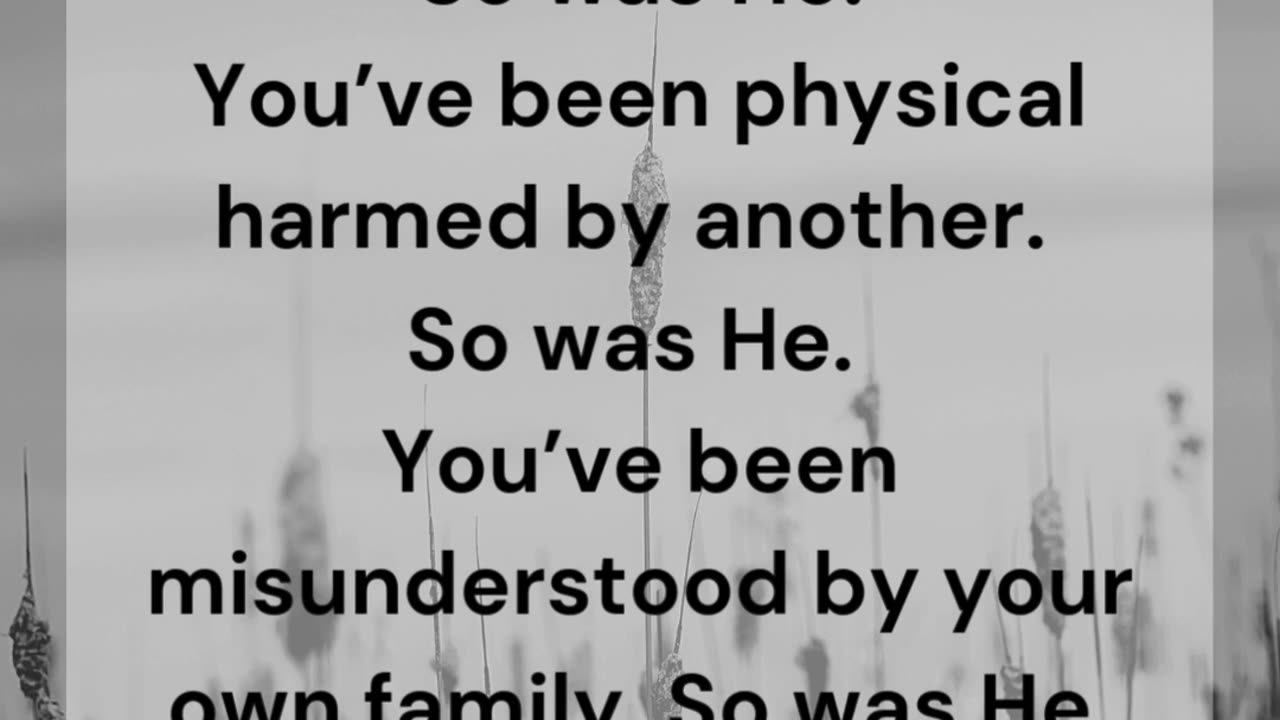 Jesus is the only One who can truly heal wounds—seen and unseen. So. Let. Him.