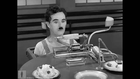 Charlie Chaplin - Feeding Machine - Modern Times