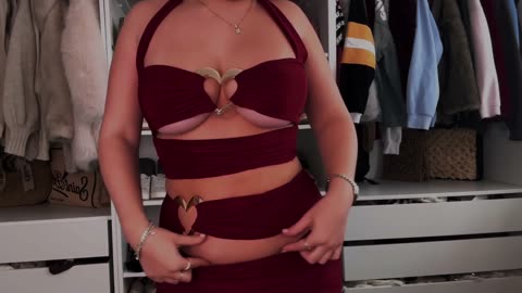 4K Brooke Marsden New Fashion For Christmas Dinning