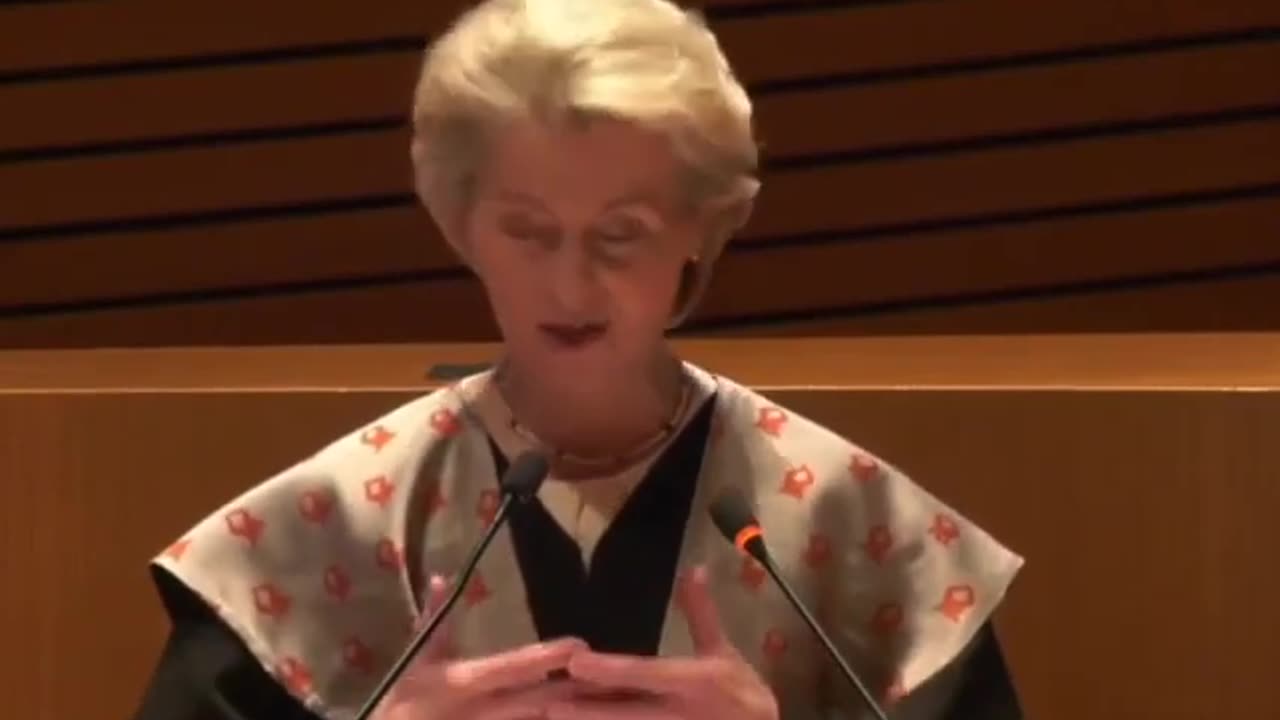 Ursula von der Leyen:"Europe has the values of the Talmud"