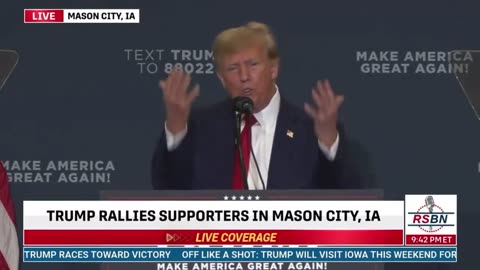 Trump in 2024: What I know about magnets is that it's useless, let me drop water on the magnet