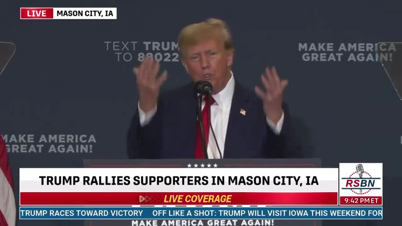 Trump in 2024: What I know about magnets is that it's useless, let me drop water on the magnet