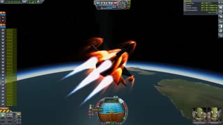 Batwing Atomic Drone-SpacePlane (KSP)