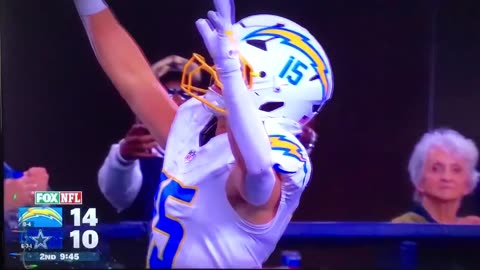 Chargers WR #15 Ladd McConkey TD 🏈25yds