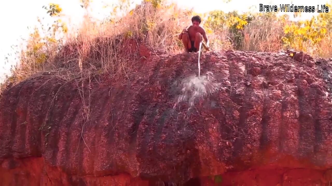 🏔 Dig a Mountain to Build the Most Beautiful Natural Waterfall Swimming Pool 🏊♂️