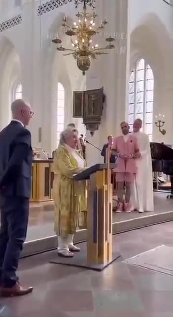 Priests have gay marriage in Sweden