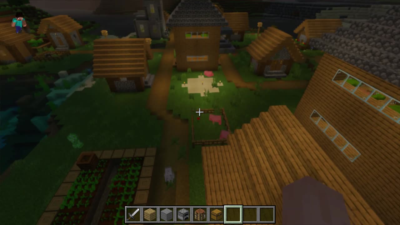 Minecraft Bedrock Edition: Creative Mode, Building Houses/Mansions, Ep 2