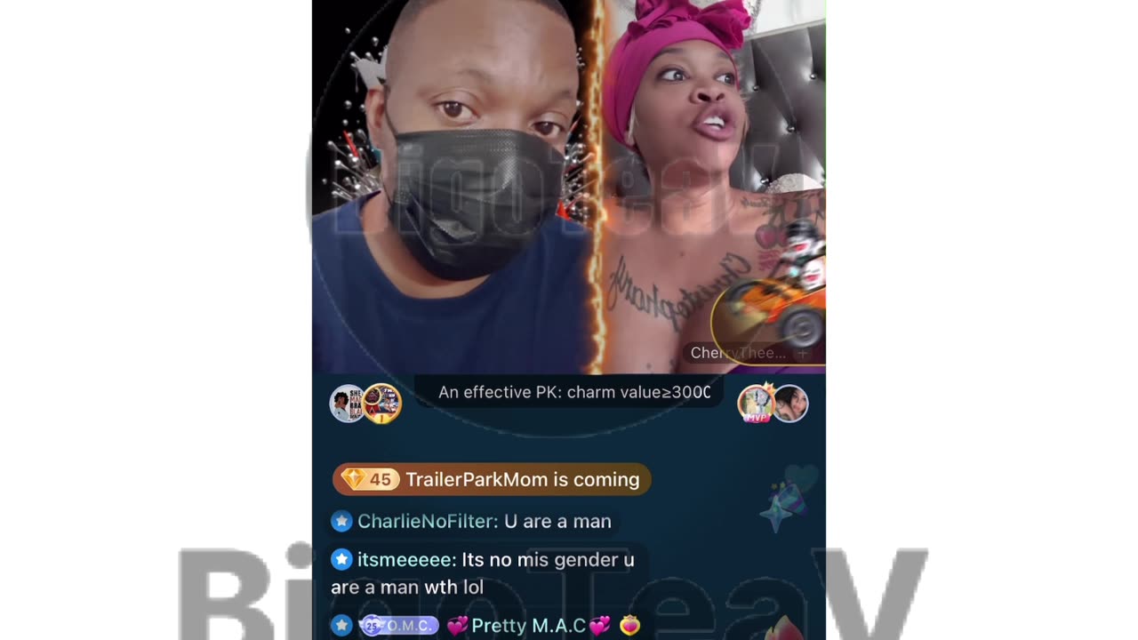 Messy Caller interview with Cherry the Boom 8/5/25 BigoTeaV