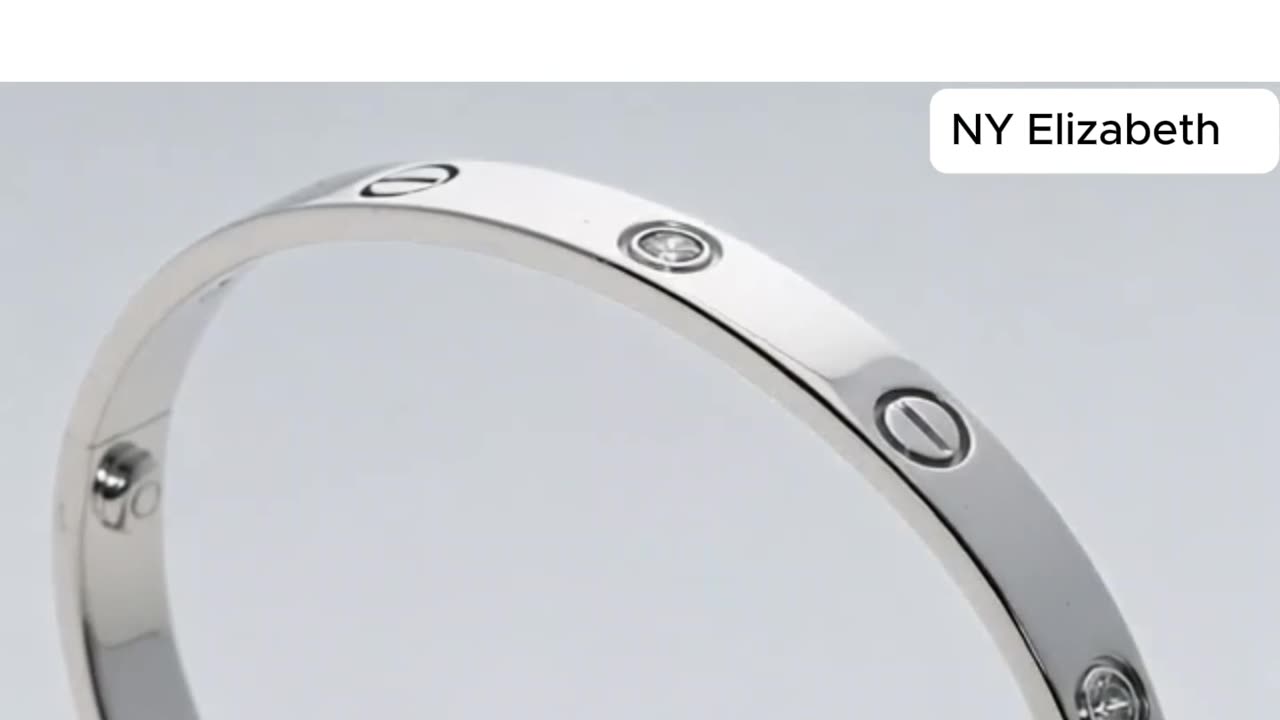 CARTIER LOVE BRACELET – Half Diamond Elegance