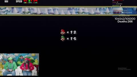 🔴🍄KAI X SPEED🍄SUPER MARIO BROS MARATHON🍄NOT ENDING UNTIL WE BEAT IT🍄