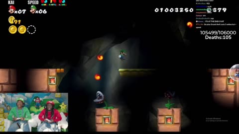 🔴🍄KAI X SPEED🍄SUPER MARIO BROS MARATHON🍄NOT ENDING UNTIL WE BEAT IT🍄